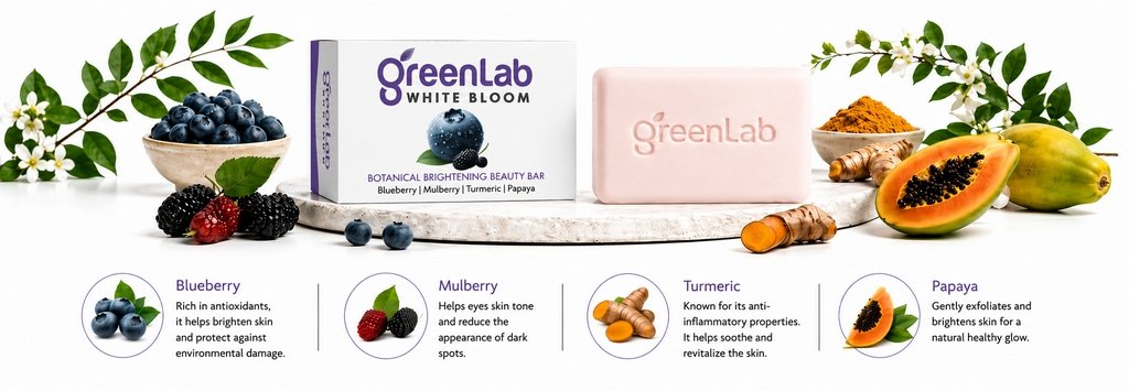 White Bloom Bath Bar